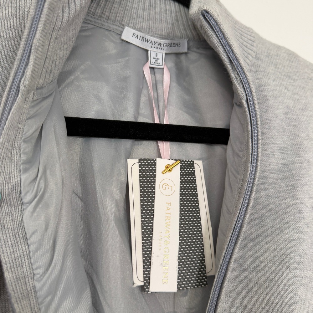 Fairway & Greene NWT Womens Abbey Extra-Fine Merino Windsweater Full Zip Small - Picture 8 of 11